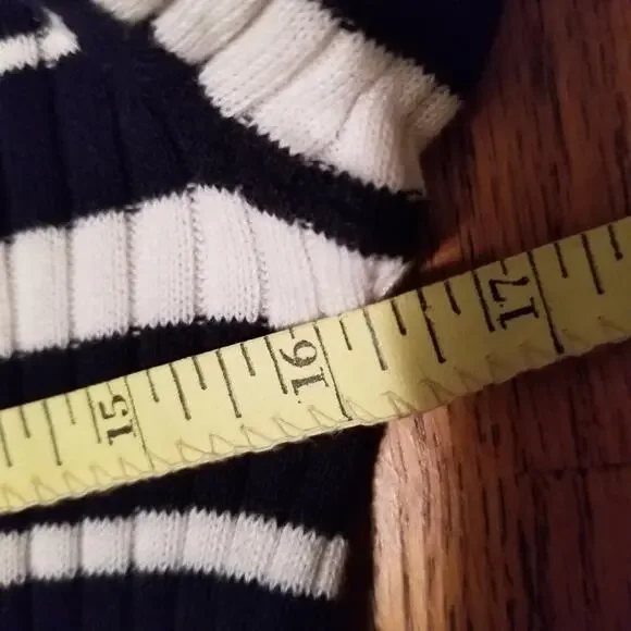 Tommy Hilfiger Striped Ribbed Sweater -Large - Picture 8 of 10